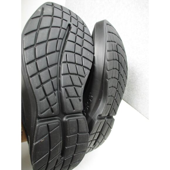 Oofos Oocoozie Recovery Mules Shoes Mens Slippers Mens Sz 10.5 Black